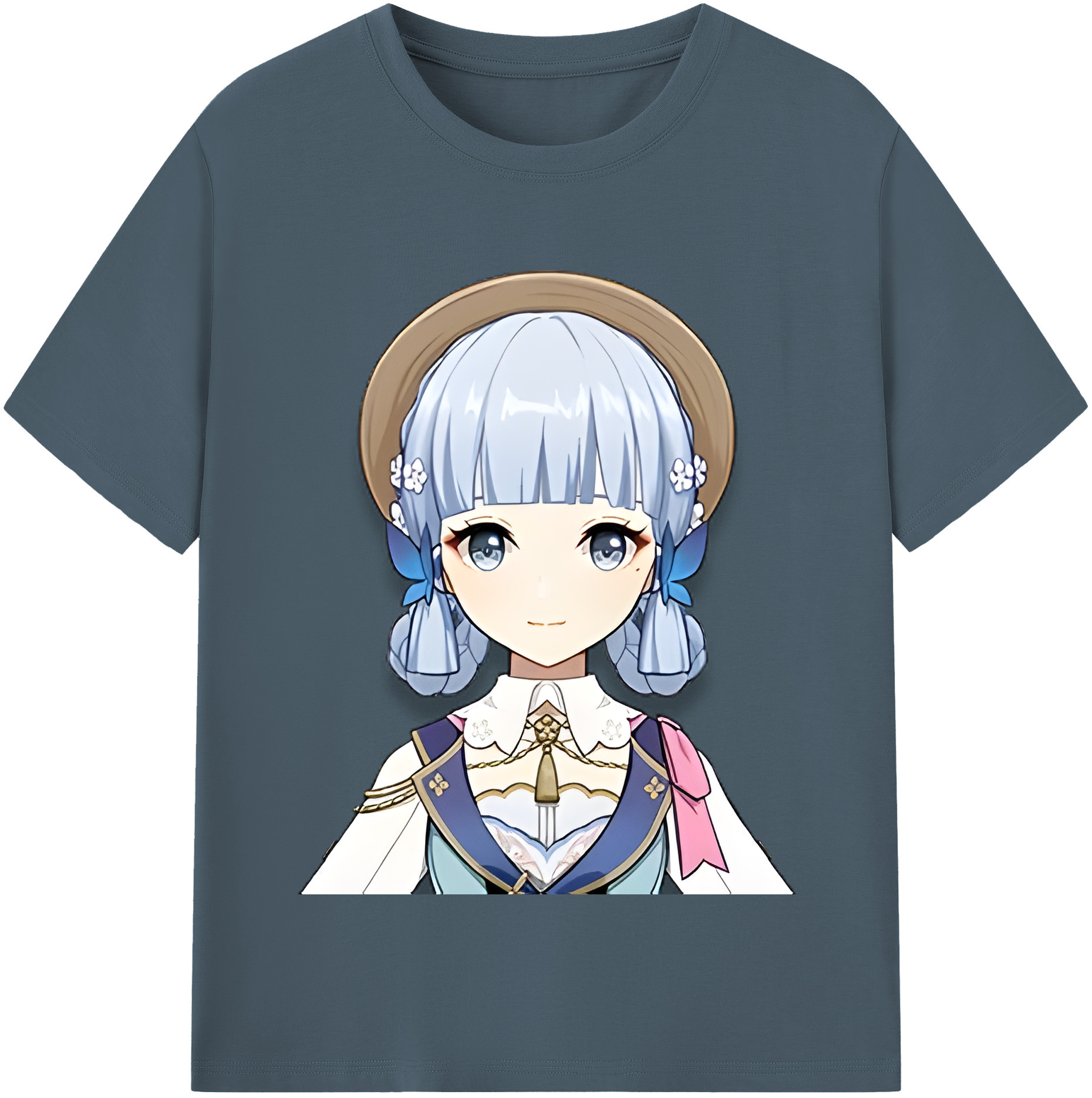 げんし神 神里綾華 神宮寺レン genshin Kamimiya Ren 綿100％半袖Tシャツ（フロントプリント）